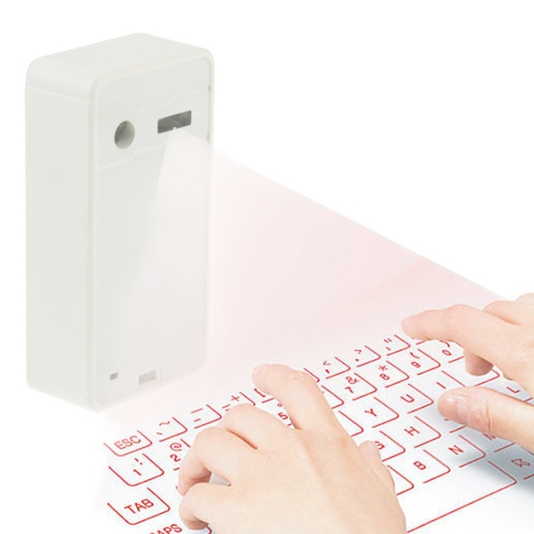 F1A Magic Cube Laser Projection Virtual Bluetooth Keyboard Mini Pocket ...