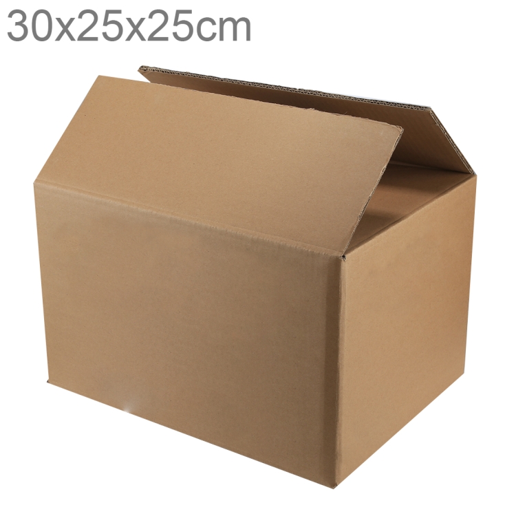 Shipping Packing Moving Kraft Paper Boxes, Size 30x25x25cm