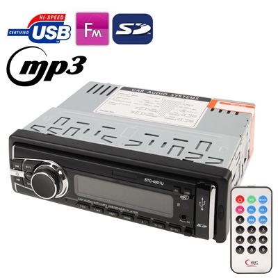 Car Audio System with MP3 Player / FM Radio / Remote Control, Support ...