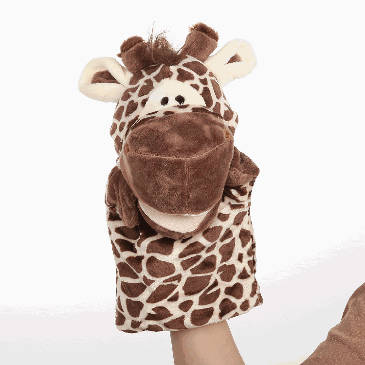 Animal Deer Glove Puppet Hand Dolls Plush Toy