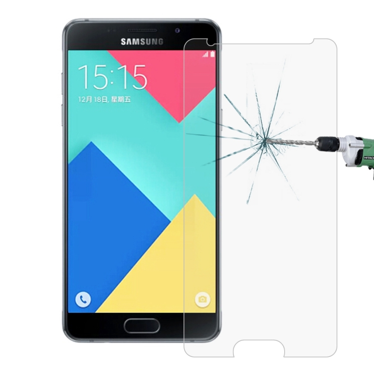 Twisted belofte Clip vlinder For Galaxy A5(2016) / A510 0.26mm 9H Surface Hardness 2.5D Explosion-proof Tempered  Glass Screen Film