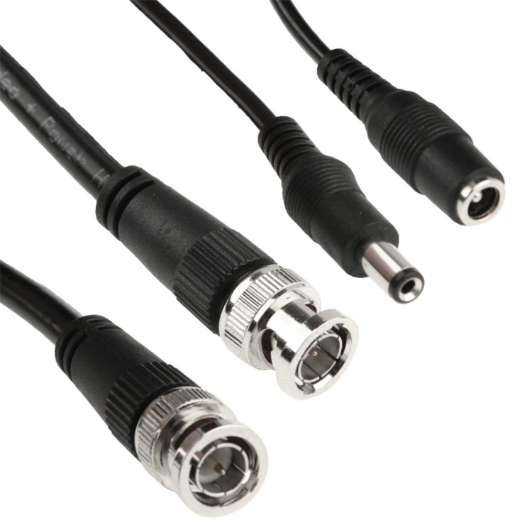 Câble vidéo pour caméra de surveillance CCTV, connecteur BNC, longueur — free download