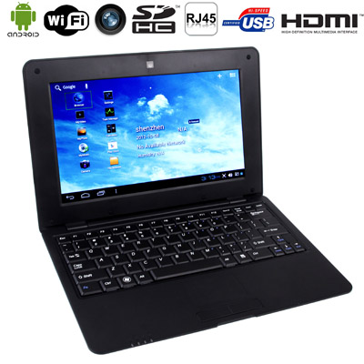 10.1 inch Notebook PC, 512MB+4GB