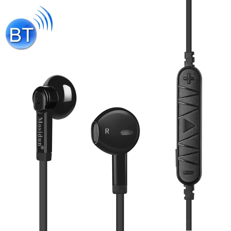 Mosidun R1 In Ear Wire Control Stereo Wireless Bluetooth V4.0