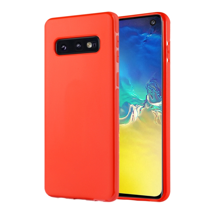 SULADA Car Series Magnetic Suction TPU Case for Galaxy S10e (Red)