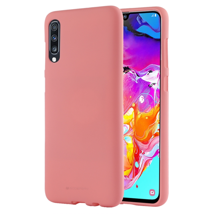 Goospery Soft Feeling Liquid Tpu Drop Protection Soft Shell For Galaxy A70pink 0346