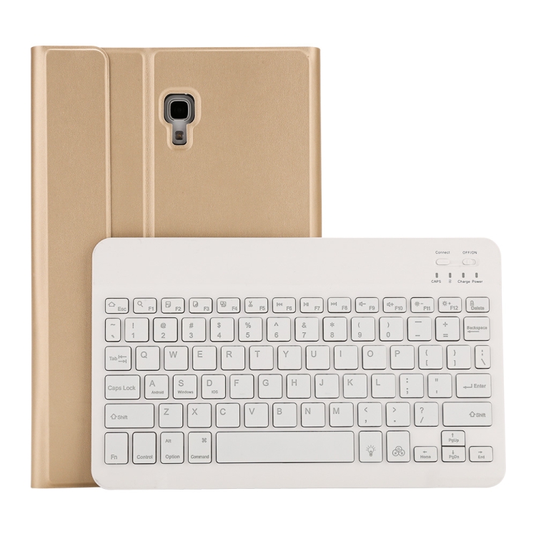 Tastiera Bluetooth Staccabile + Shell Tablet In Pelle PU Per Samsung Galaxy  Tab S6 T860 / T865 - Nero