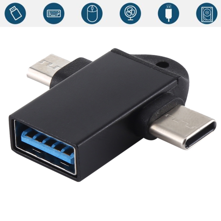 Câble adaptateur USB 3.0 Type C Otg Femelle à Mâle, Extension de