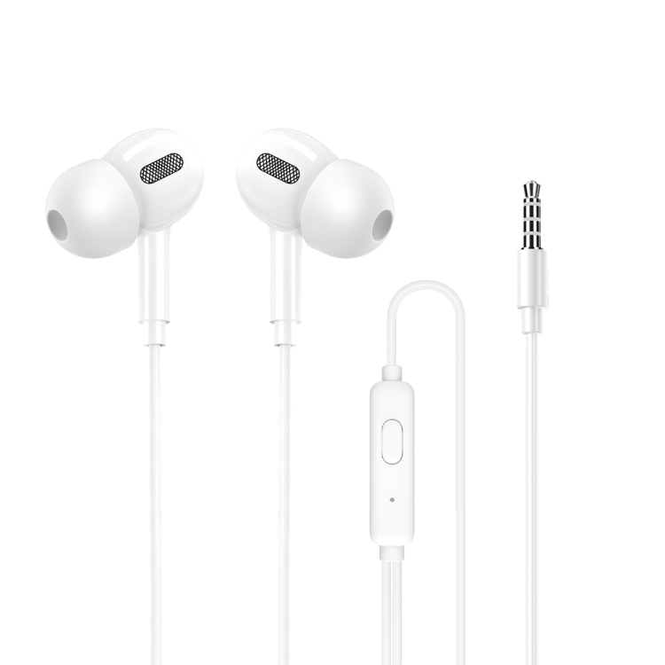 WK YA11 Auricolare cablato con interfaccia da 3,5 mm, lunghezza: 1,2 m ( bianco)