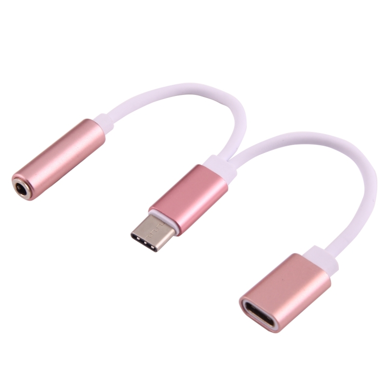 Double Adaptateur Prise Jack/Lightning pour IPHONE 8 Audio 3.5mm Cable 2 en  1 Chargeur APPLE - Couleur:ROSE