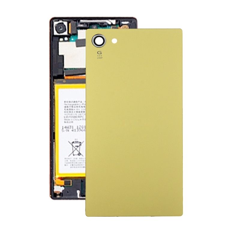letterlijk plank Moet Original Back Battery Cover for Sony Xperia Z5 Compact(Gold)