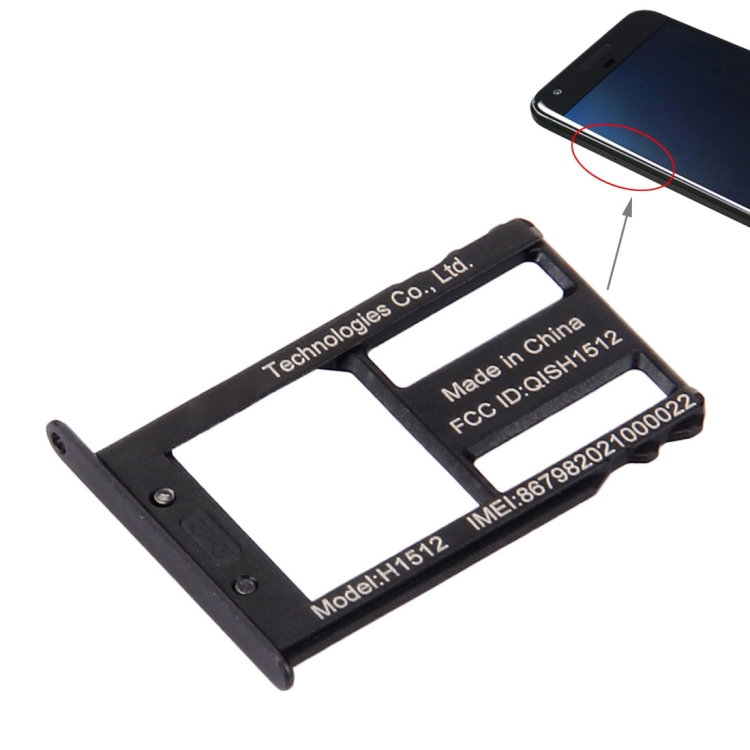 Soporte de bandeja de ranura para tarjeta SIM, adaptador micro SD de  repuesto para Google Pixel 7 (negro)