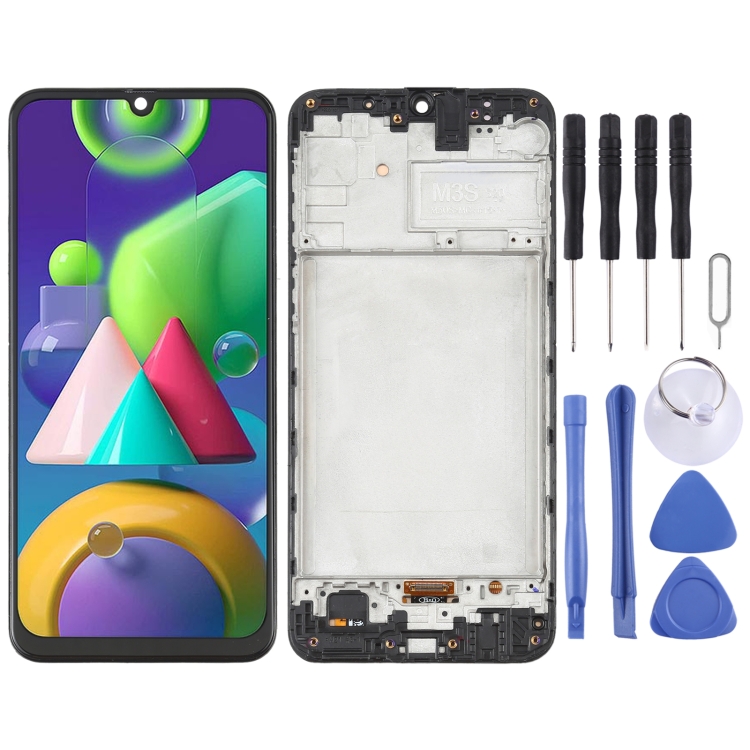 OLED LCD Screen for Samsung Galaxy M21 SM-M215 Digitizer Full Assembly ...
