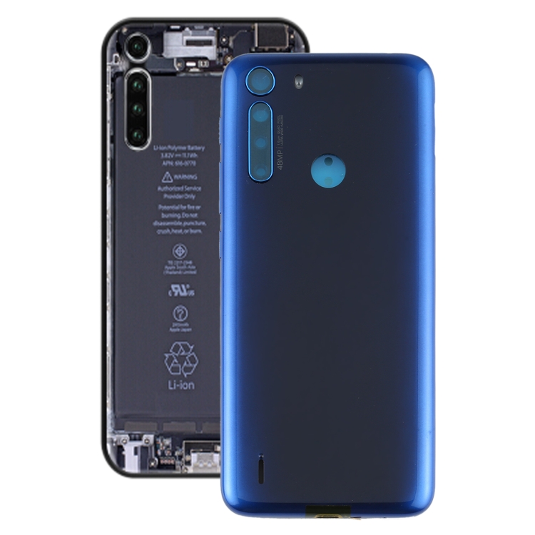 Coque Arrière De Batterie ZYGX AYD Pour Motorola One Fusion / XT2073-2 - Bleu