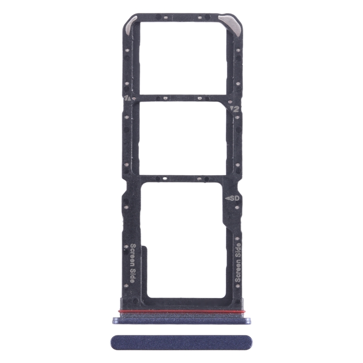 SIM-Kartenfach Für Realme C30 - Ersatzteil Schwarz Mit Micro-SD Slot