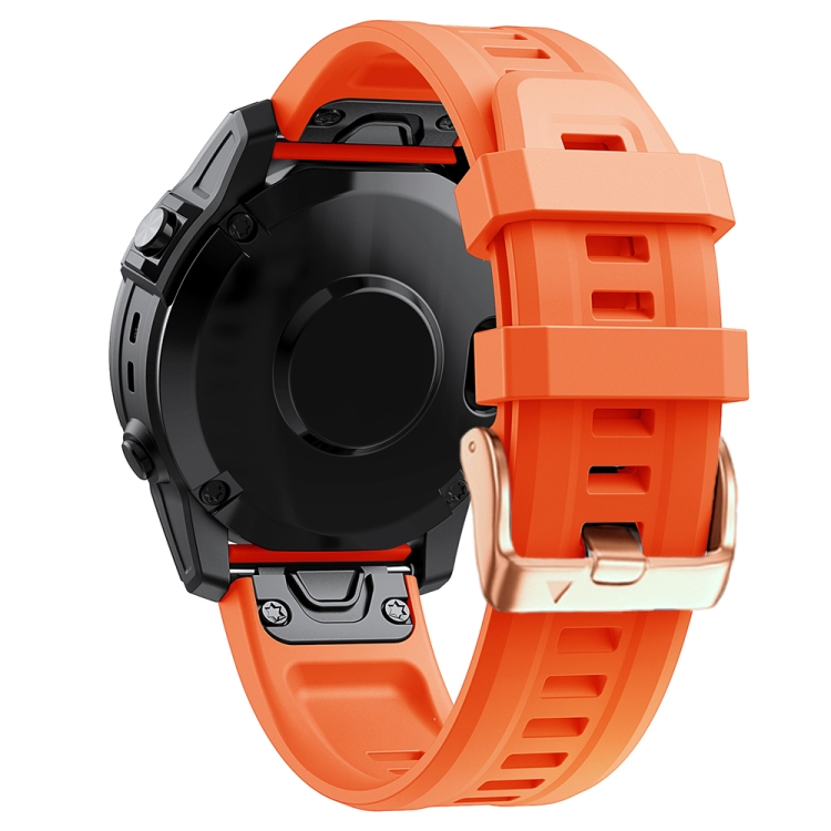 Bracelet silicone Garmin Fenix 7s (orange) 