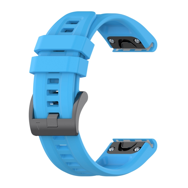 For Garmin Fenix 3 Sport Pure Color Watch Band(Blue)