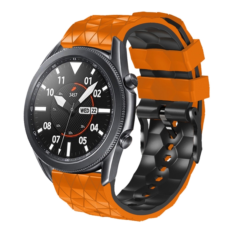 For Samsung Gear S3 Frontier 22mm Football Pattern Two Color