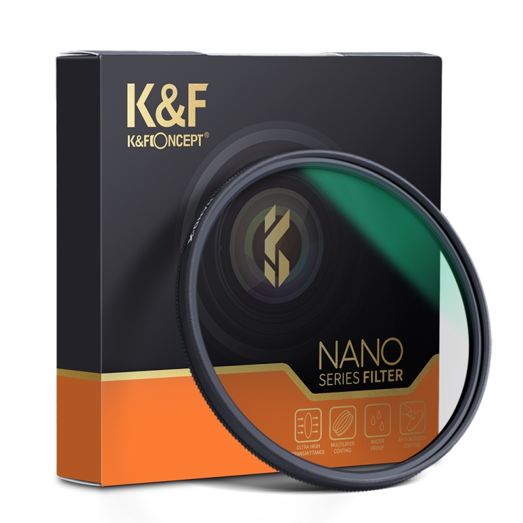 K&F CONCEPT KF01.1225 Filtro polarizzatore circolare Nano-X da 82 mm Filtro  CPL super sottile