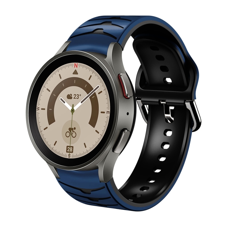 Bracelet Samsung Galaxy Watch 5 Pro - 45mm silicone (vert foncé
