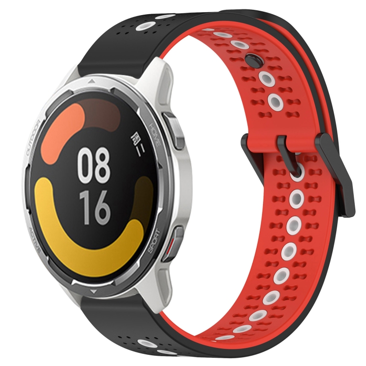 For Xiaomi Watch S1 Active 22mm Tricolor Breathable Silicone