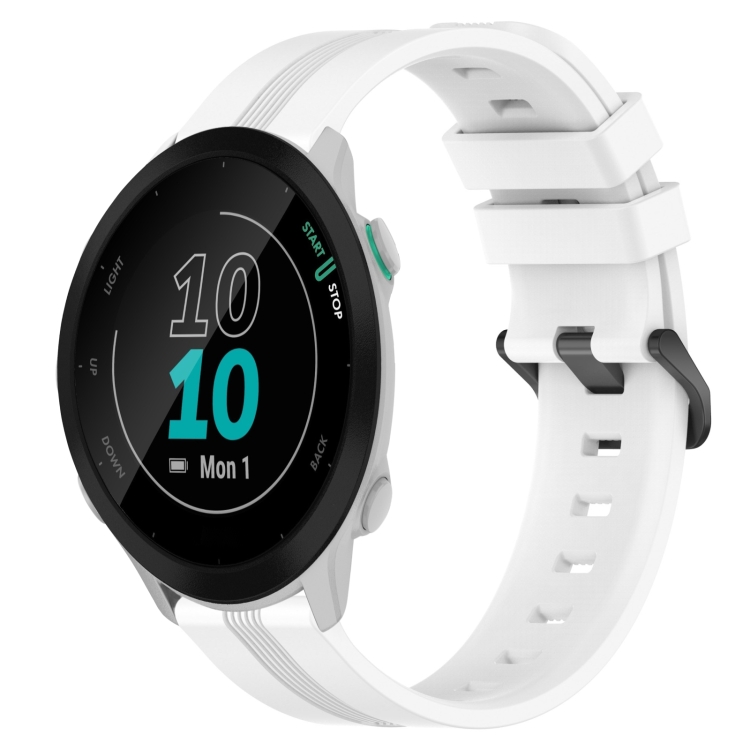 Bracelet De Remplacement Silicone Pour Garmin Forerunner 45/Swim 2 | 207 Mm, Avec Tournevis Et Vis