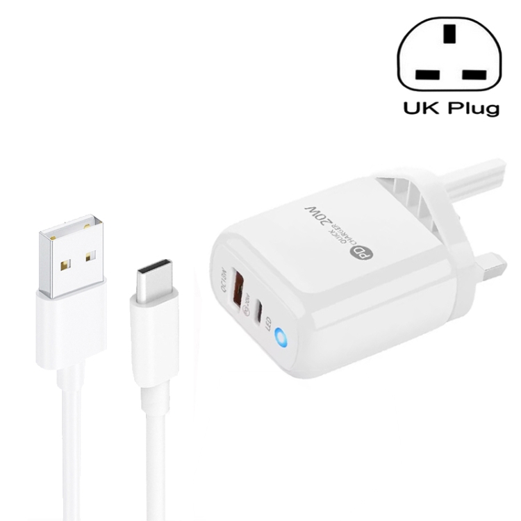 Adaptador Huawei Micro USB - Tipo C Modelo AP52, Blanco