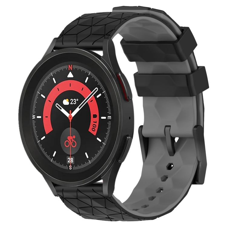 For Samsung Galaxy Watch 5 Pro 45mm 20mm Football Pattern Two