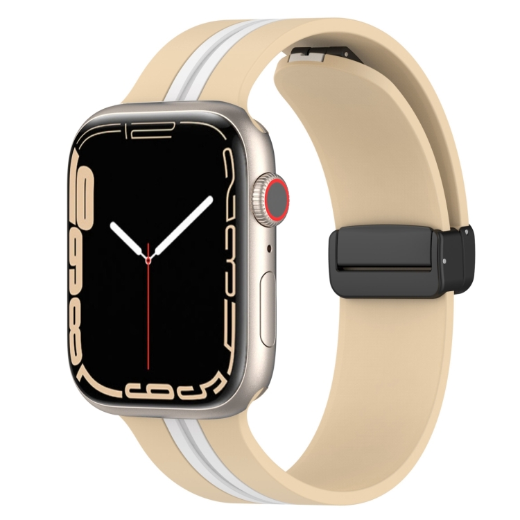 Two-color Sport Silicone Apple Watch Band Series 4/3/2/1