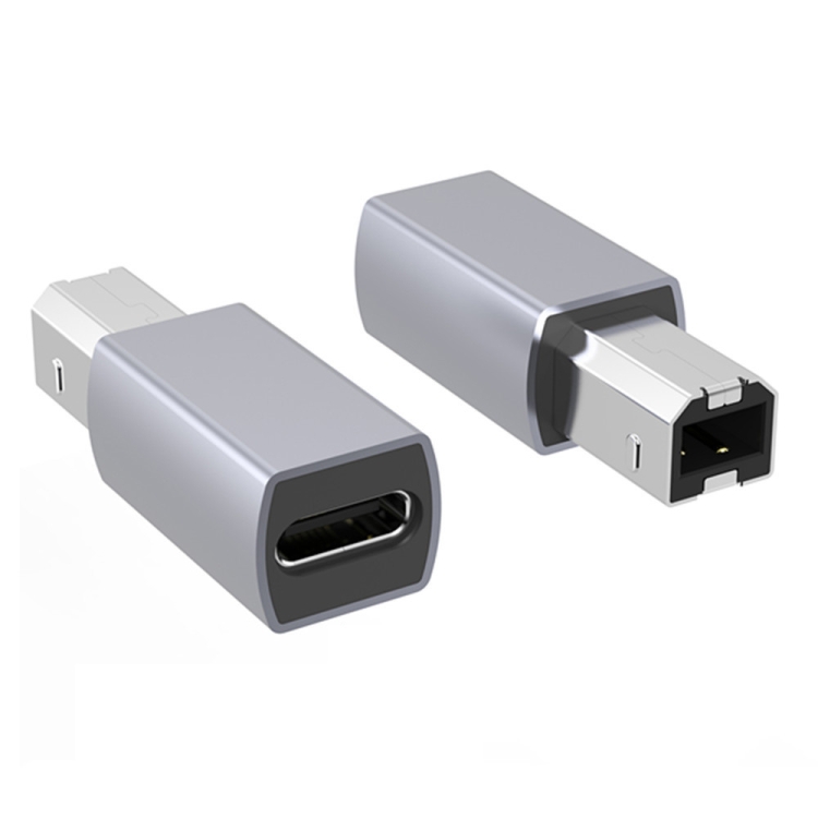 2 pcs JUNSUNMAY USB TypeC หญิงถึงชาย USB 2.0 TypeB Adapter Converter