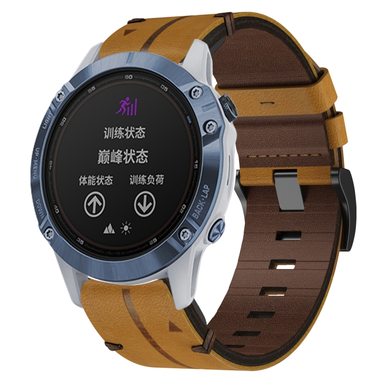 Garmin fenix 6 online sapphire leather