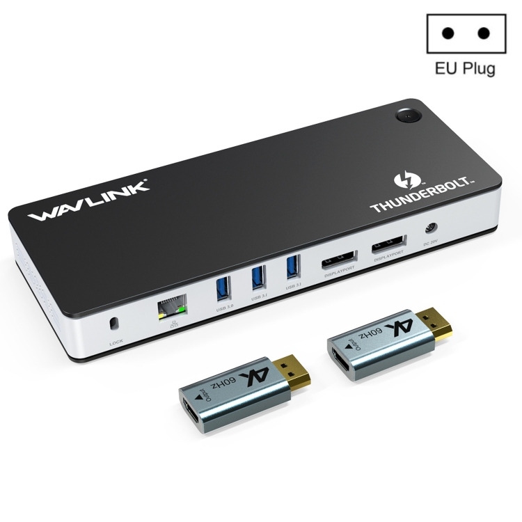 Wavlink UTD21H 60W Host Charging Thunderbolt 3 Docking Station 4K Dual ...