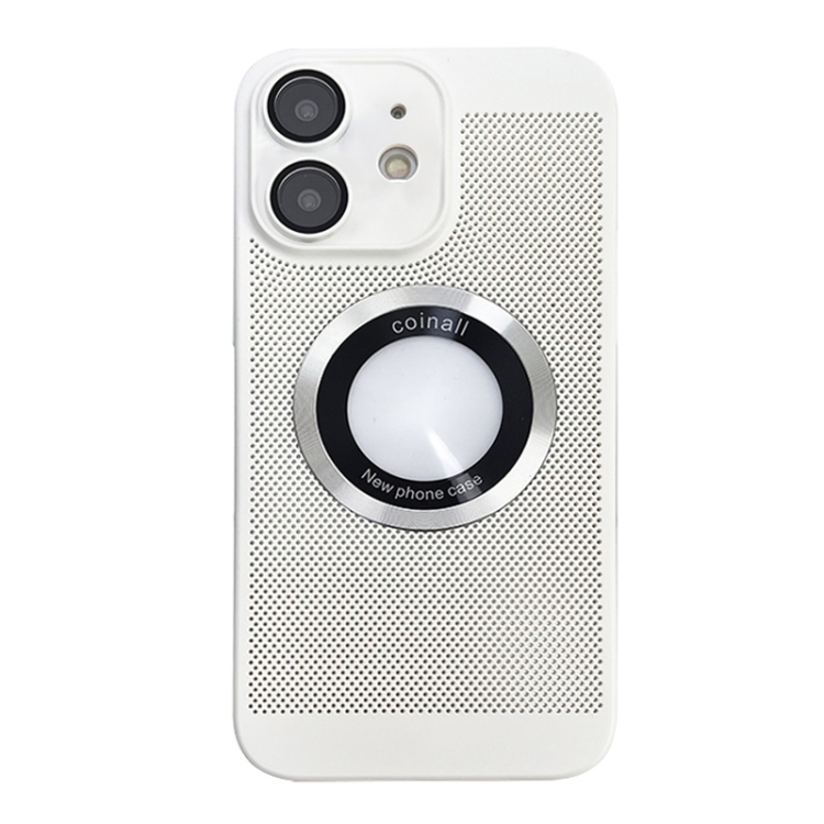Custodia per telefono con lente d'ingrandimento MagSafe per iPhone 12  (bianca)