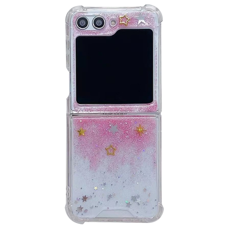 For Samsung Galaxy Z Flip 4 Flip 3 Bling Glitter Marble Shockproof