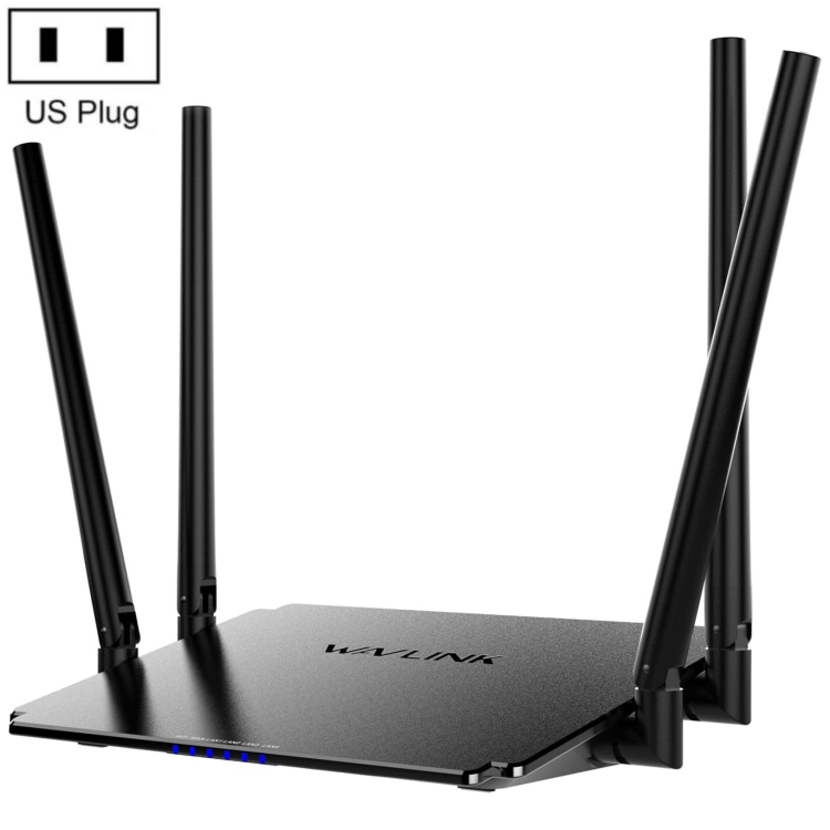 WAVLINK WN532A3 WPA2-PSK 300Mbps Dual Band Wireless Repeater AC1200M Wireless  Routers, Plug:US Plug