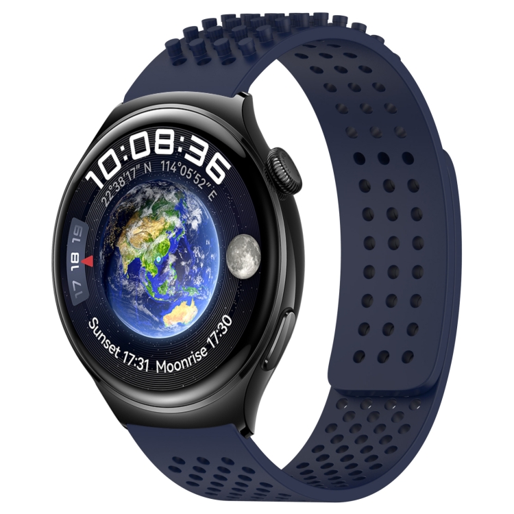 Para Huawei Watch 4 Correa de reloj de silicona con puntos 3D