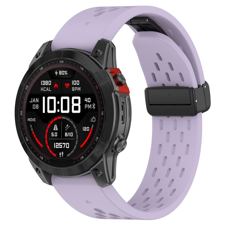 Para Garmin Fenix 7X Pro Orificios de liberación rápida Correa de