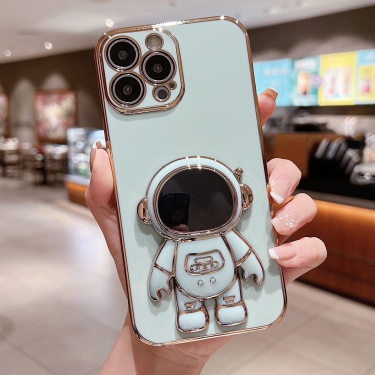 Custodia 3D Astronauta Per IPhone 11-15, XS, XR, SE - Silicone, Con Supporto, NUOVA - 3