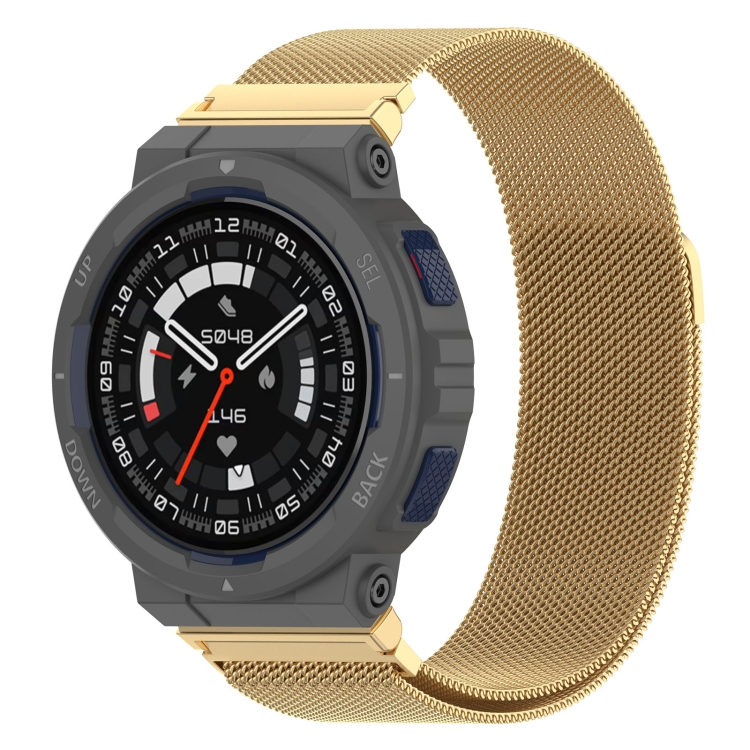 Per Amazfit? Cinturino per orologio in maglia di acciaio magnetico Active  Edge A2212 Milano (oro)