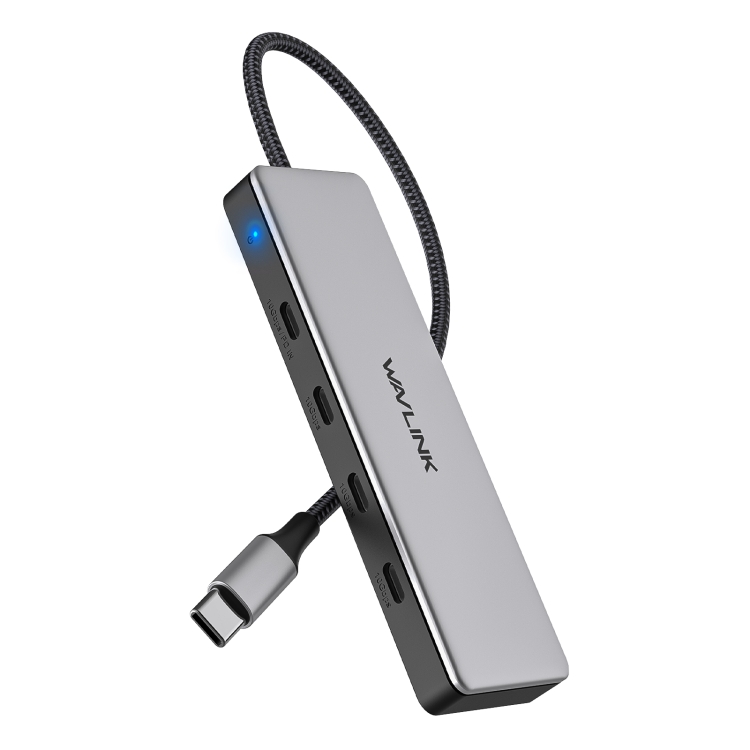 WAVLINK WL-UHP3411 10G Data Transfer Hub 4-in-1 Type-C to 4 USB-C 3.2 Gen2  Ports Adapter