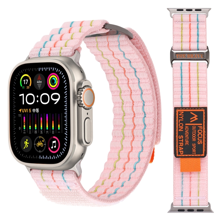 Bracelet De Montre En Nylon à Attache Rapide Anbeer - Deux Parties, Boucle Métal, 5 Tailles (18 à 24mm) - Longueur 75/125mm