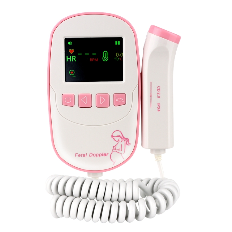 Moniteur de détecteur de rythme cardiaque de bébé à ultrasons Doppler foetal  FD20P