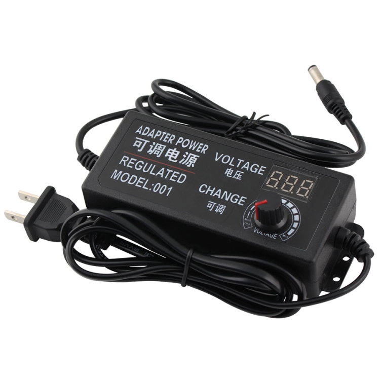 3-24V 2A 3A 5A Speed Control Volt AC/DC Adjustable Power Adapter Supply Display 