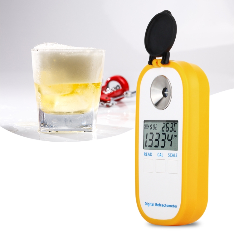 DR402 Digital Beer Refractometer Wort Hydrometer Brix 050 Concentration Meter Refractometer