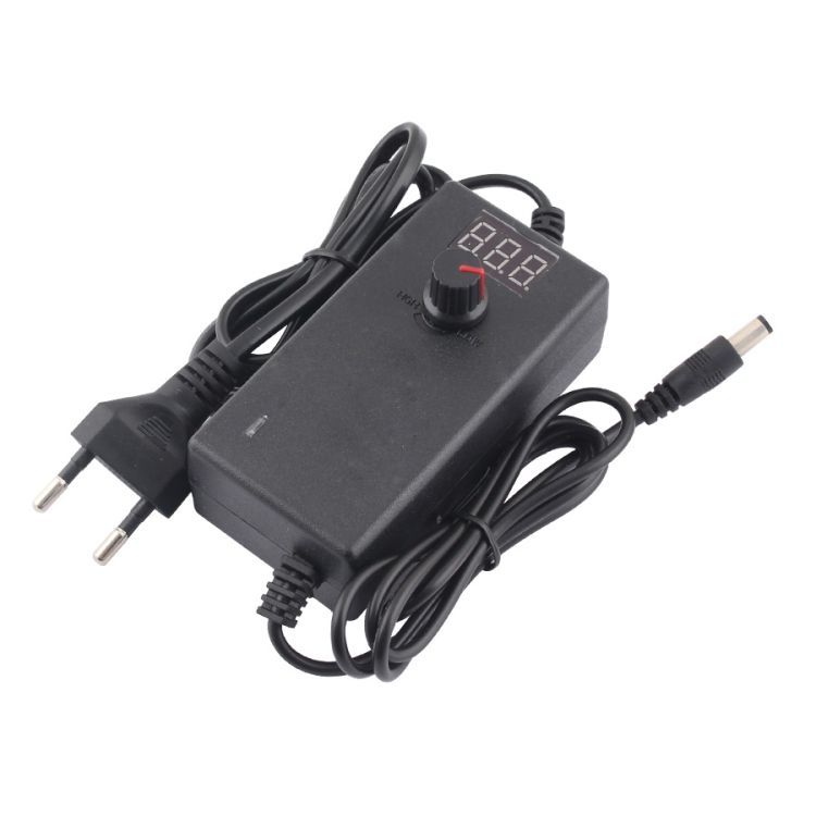 SHNITPWR Universele voeding, 3,5-24 V, 144 W, DC 24 V, 19 V, 14 V, 12 V, 9 V, 6 V, 5 V, 3,5 V, 6 A, instelbare netadapter, AC/DC-adapter met 14 tips en polariteitskabel voor huishoudelijke elektronica