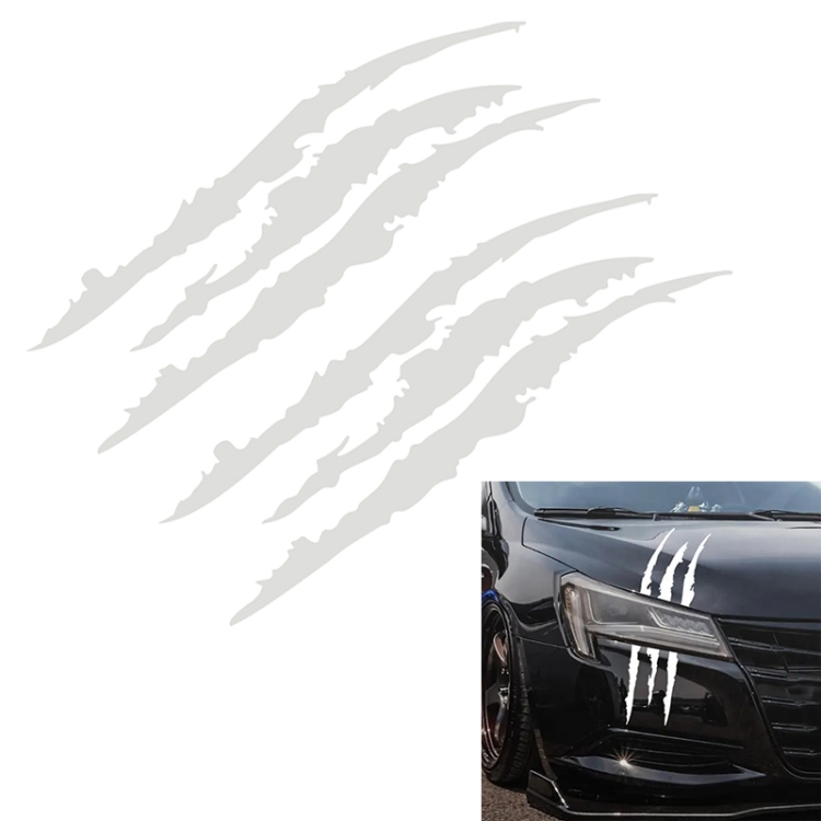 Auto Car Sticker Reflective Monster Claw Scratch Stripe Marks