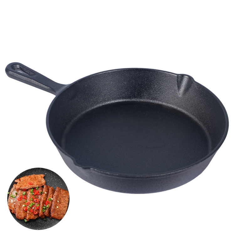 Cast Iron Skillets 14/20cm Frying Pan Cooking Pot Breakfast Pan