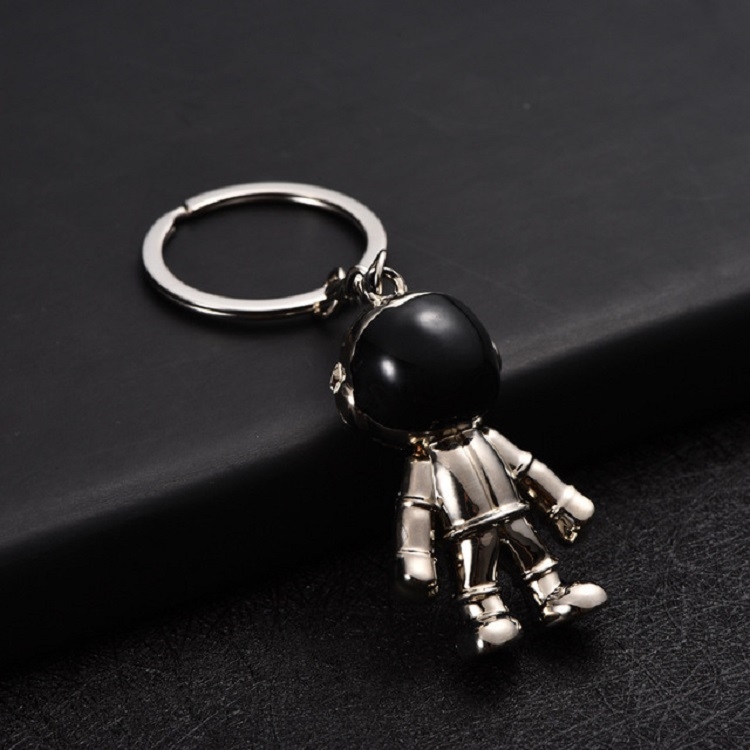 Metal Astronaut Key Chain