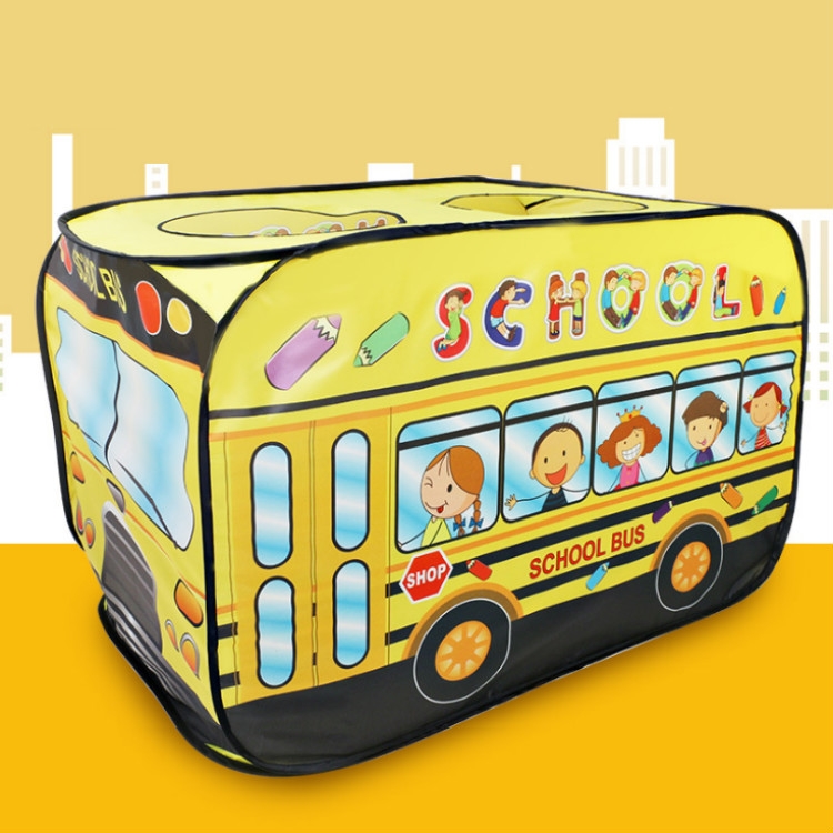 Brinquedo Infantil Tenda Pano de Bombeiros Carro de Polícia Ônibus Escolar  Casa do Jogo (Ônibus Escolar)