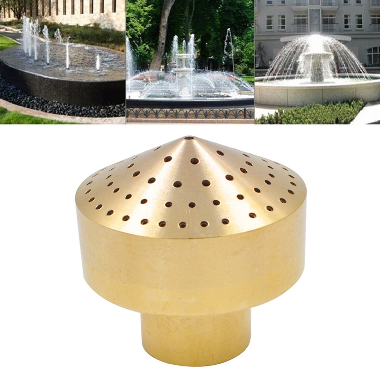 4 Points Brass Fountain Style Nozzle Spray Sprinkler Head For Garden Landscape G 